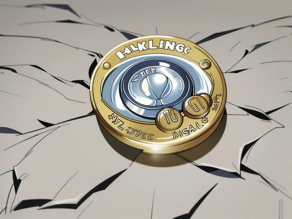 Modern-day surveillance themes inspired the creation of this commemorative coin's design. In contemporary society's surveillance landscape, the coin's commemoration design was inspired.
